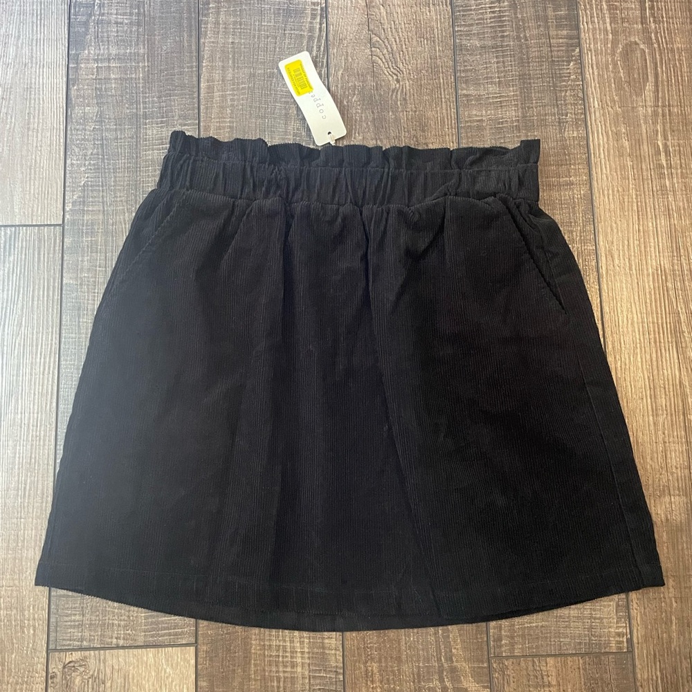 Copper Key Black A-Line Skirt